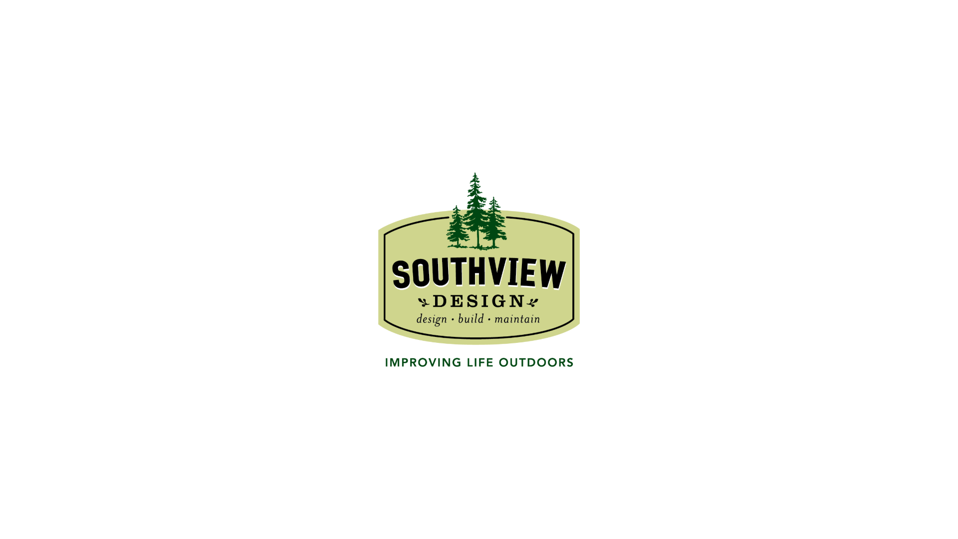 Southview Design logo with trees and tagline